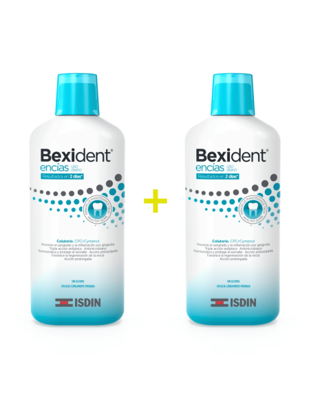 Bexident Encías Uso Diario Colutorio Duplo 2x500 ml