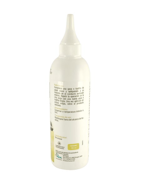 Diptron Ótico Limpieza y Protección Oídos para Mascotas Hipoalergénico 125 ml