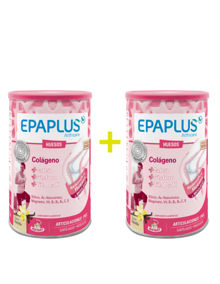 Epaplus Arthicare Colágeno Huesos Antiox en Polvo Sabor Vainilla Duplo 2x388 g