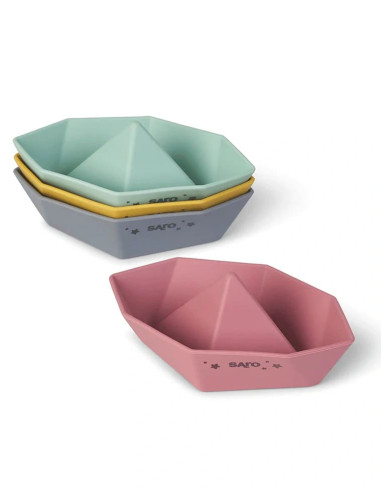 Saro Set 4 Barquitos Origami +6m