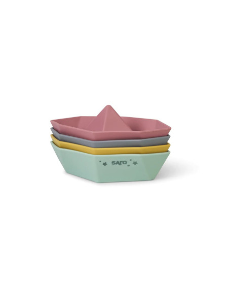 Saro Set 4 Barquitos Origami +6m