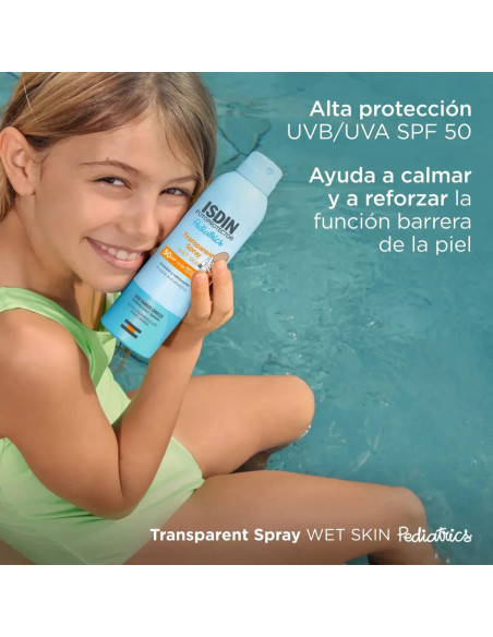 Isdin Fotoprotector Pediatrics Transparent Spray Wet Skin SPF 50 - 250 ml