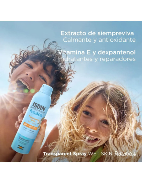 Isdin Fotoprotector Pediatrics Transparent Spray Wet Skin SPF 50 - 250 ml