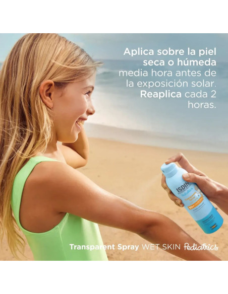 Isdin Fotoprotector Pediatrics Transparent Spray Wet Skin SPF 50 - 250 ml