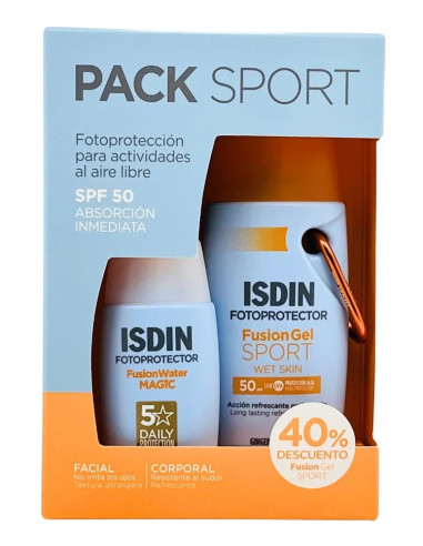 Isdin Pack Sport Fotoprotector SPF 50 Fusion...