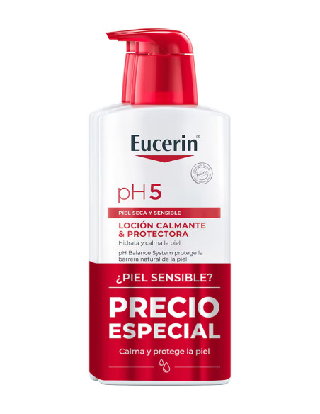 Eucerin pH5 Loción Calmante y Protectora Piel Seca y Sensible Duplo 2x400 ml