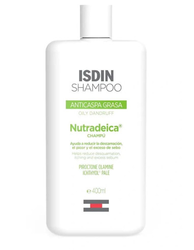 Isdin Nutradeica Champú Anticaspa Grasa 400 ml...