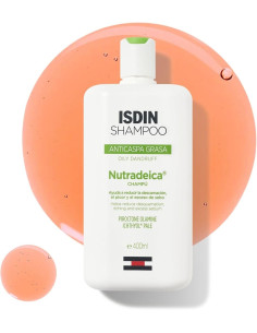 Isdin Nutradeica Champú Anticaspa Grasa 400 ml + Obsequio... 2