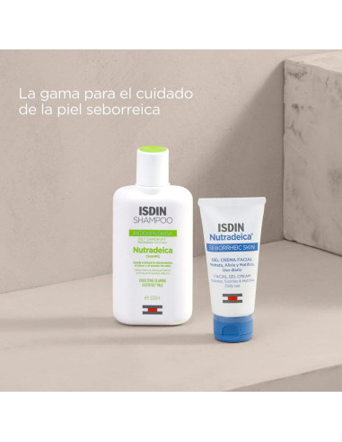 Isdin Nutradeica Champú Anticaspa Grasa 400 ml...