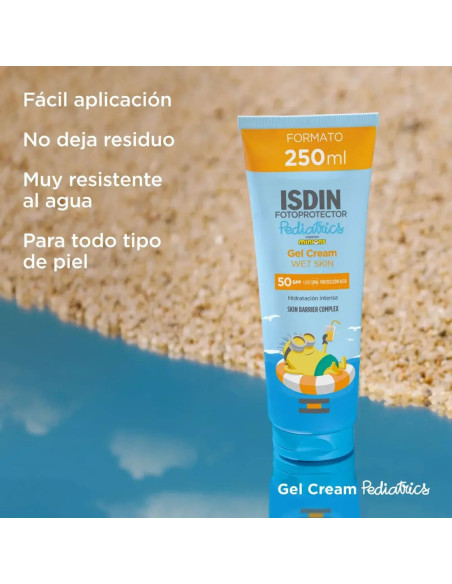 Isdin Fotoprotector Pediatrics Gel-Cream Wet Skin SPF 50 - 250 ml