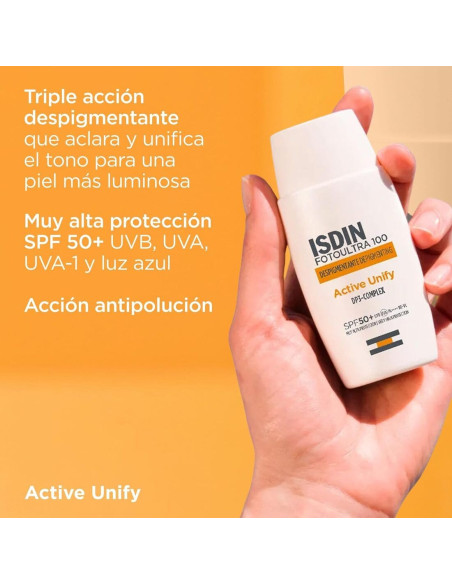 Isdin FotoUltra 100 Active Unify Despigmentante SPF 50+ 50 ml